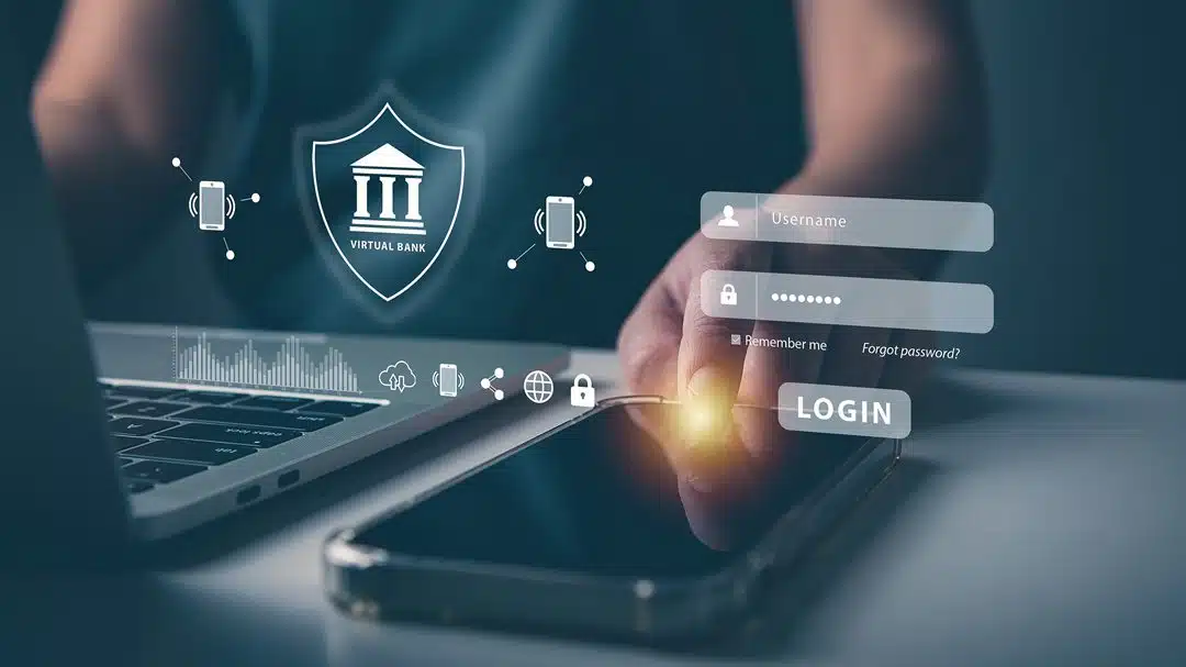 Virtual,Bank,And,Digital,Banking,Concept,,User,Login,To,Financial