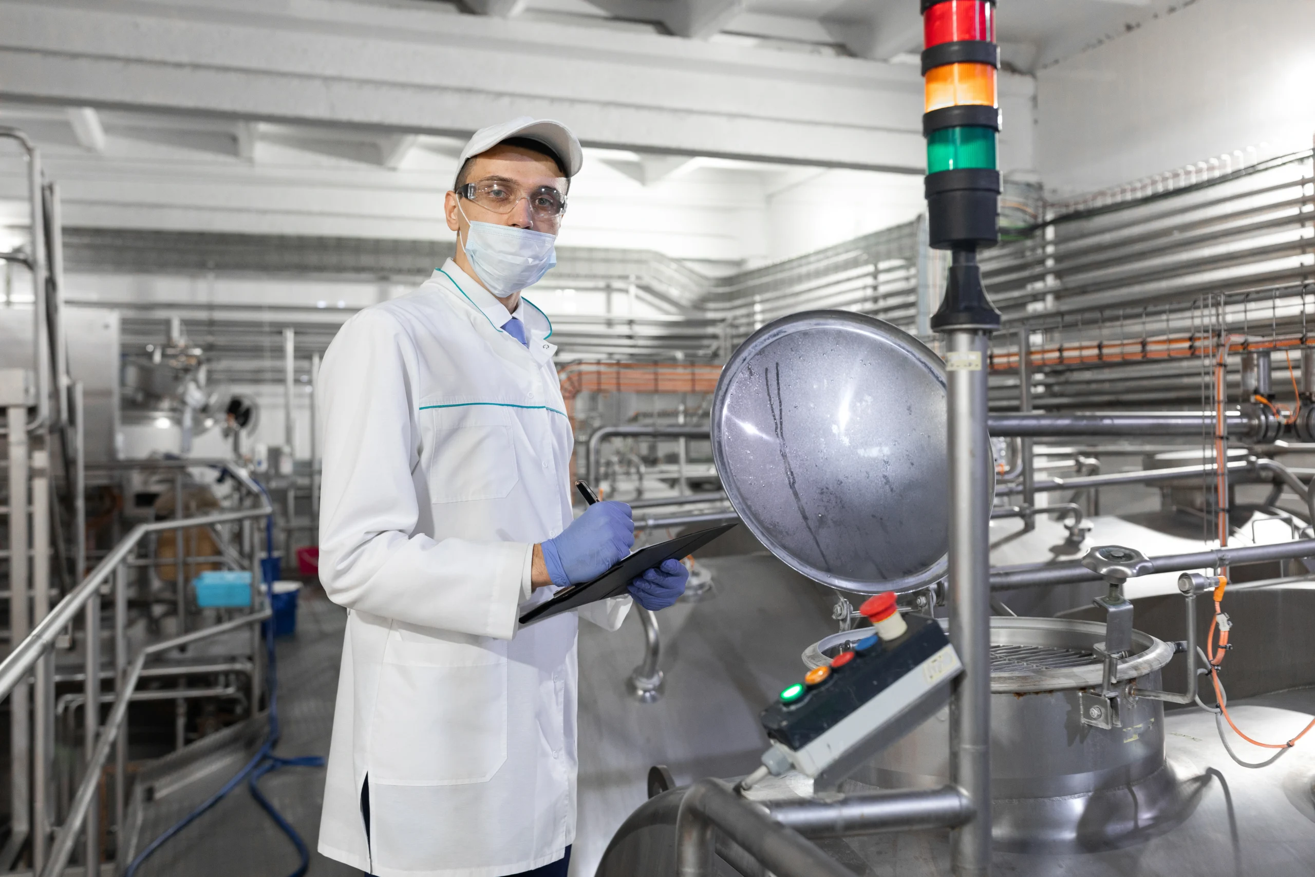 inspector-mask-scrub-stands-with-foldertablet-his-hands-dairy-plant